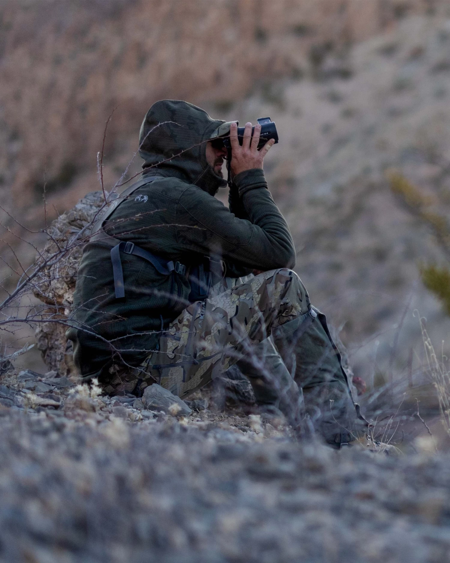 Kuiu Ridgepoint Fleece Full Zip Hoodie | Ash - Image 8