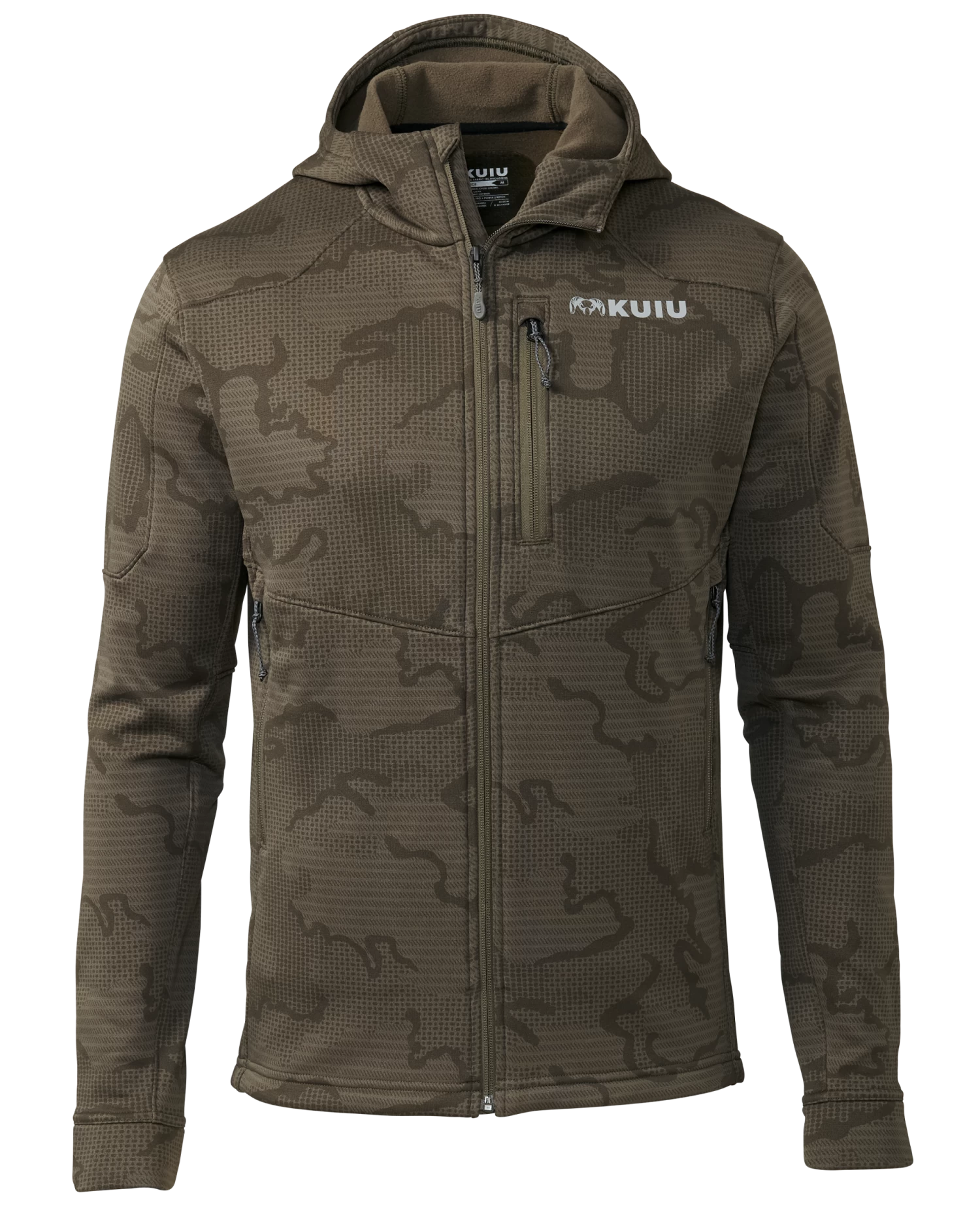 Kuiu Ridgepoint Fleece Full Zip Hoodie | Ash