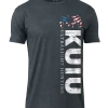 KUIU Patriotic Vertical T-Shirt | Charcoal