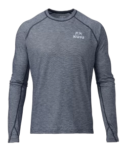 Kuiu Active Merino 105 LS Crew-T | Steel Blue