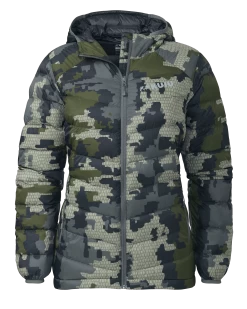 Kuiu Women's Super Down LT Hooded Jacket | Verde