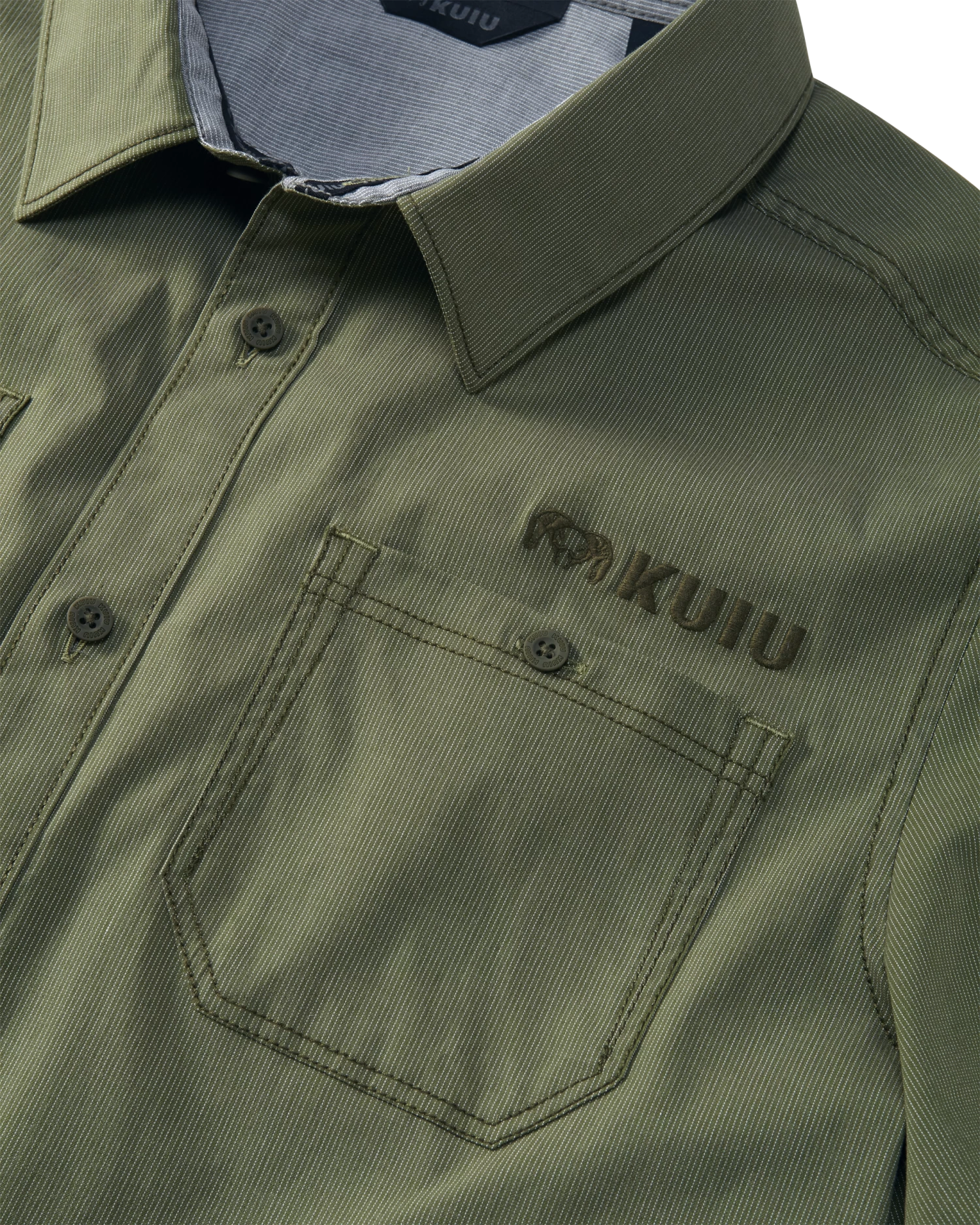Kuiu Basin Shirt | Heathered Olive - Image 2