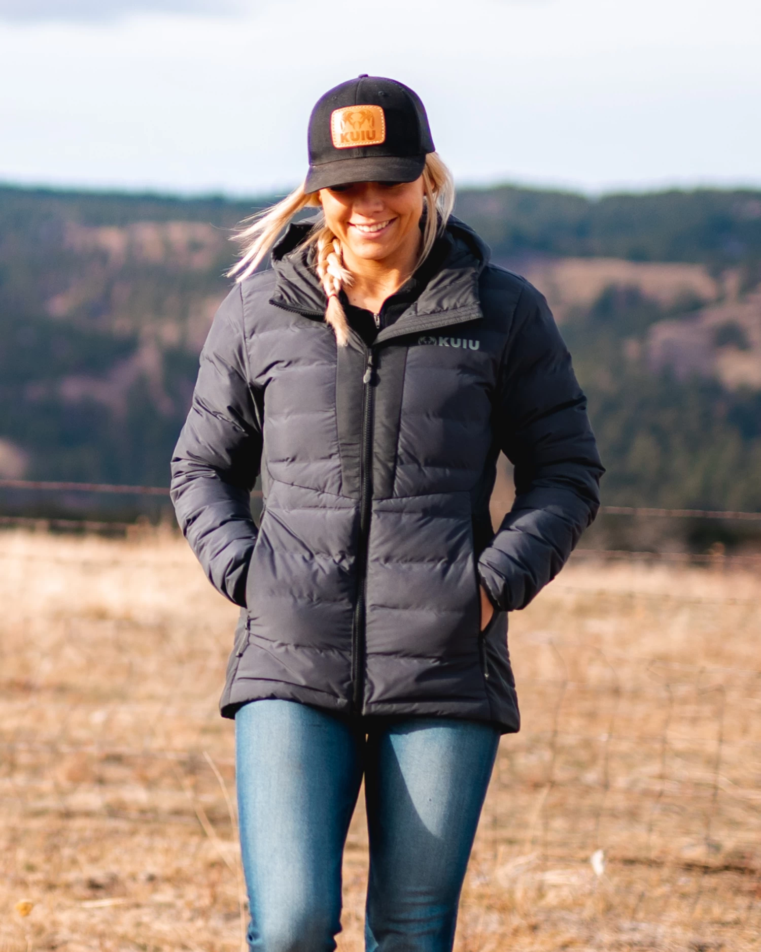 Kuiu Women's Elements Hooded Jacket | Ash - Image 3